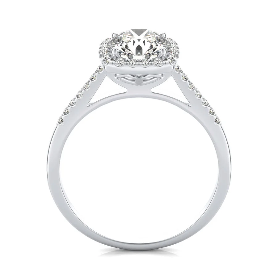 Halo Engagement Ring - Image 2