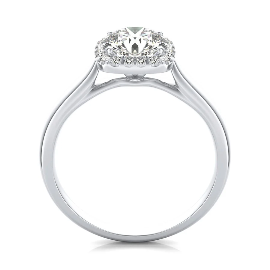 Halo Engagement Ring - Image 2