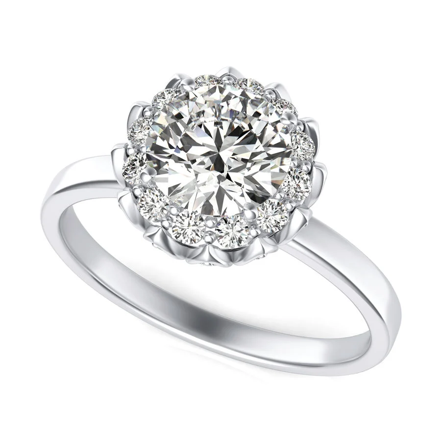 Floral Engagement Rings