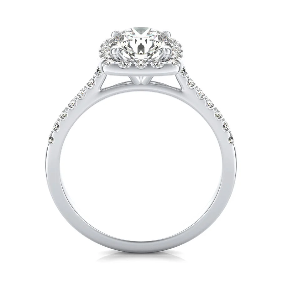 Halo Engagement Ring - Image 2