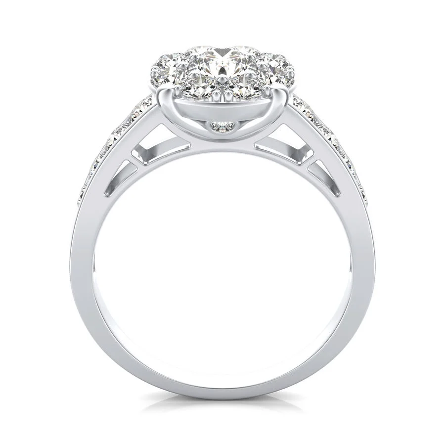 Halo Engagement Ring - Image 2