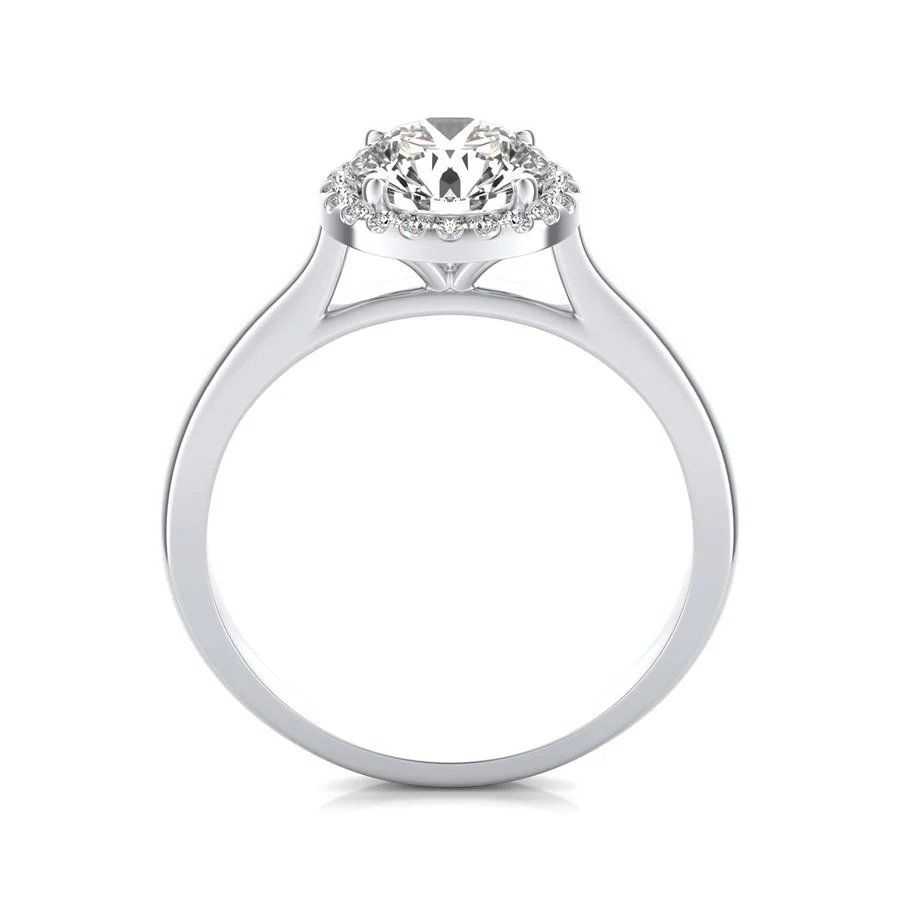 Halo Engagement Ring - Image 2