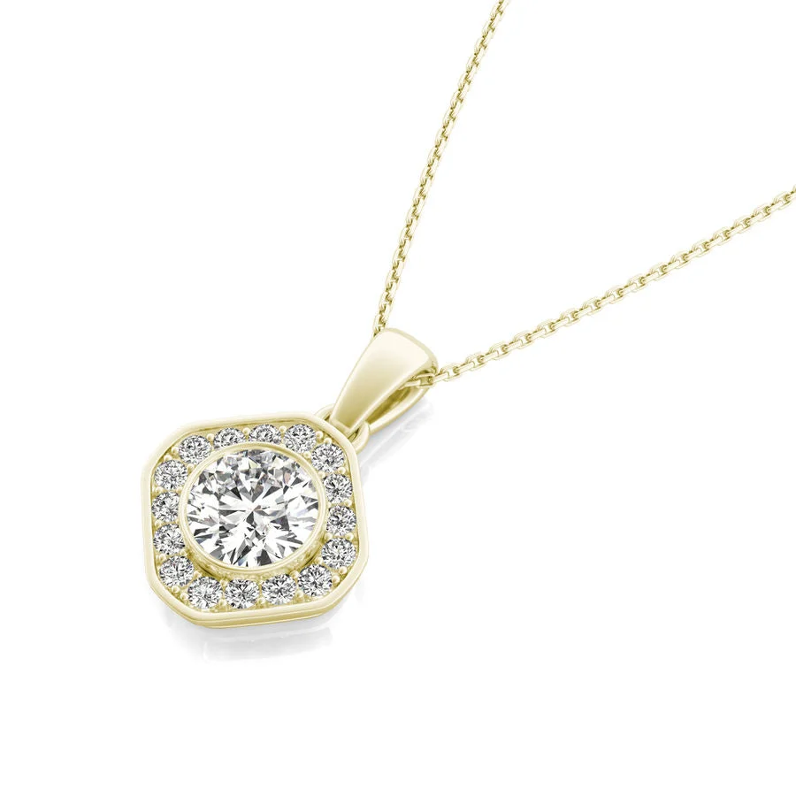 Halo Pendant - Custom Builder - SKU 176400