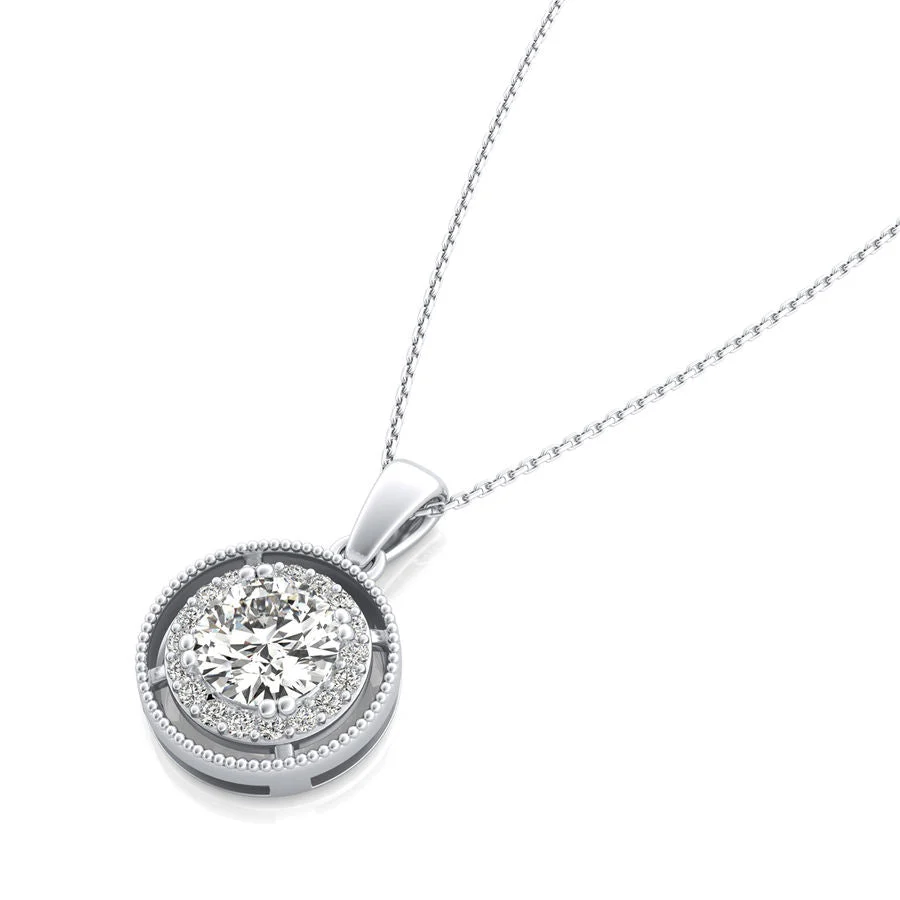 Halo Pendant - Custom Builder - SKU 191100