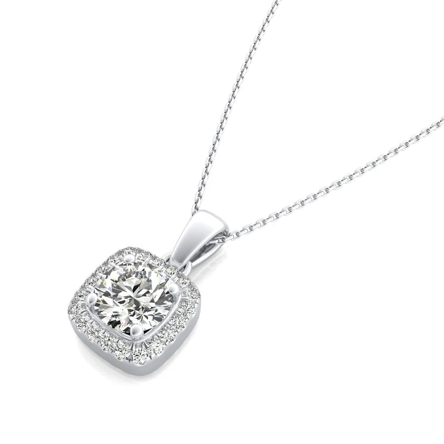 Halo Pendant - Custom Builder - SKU 197500