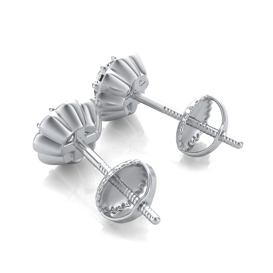 Halo Stud Earrings - Image 2