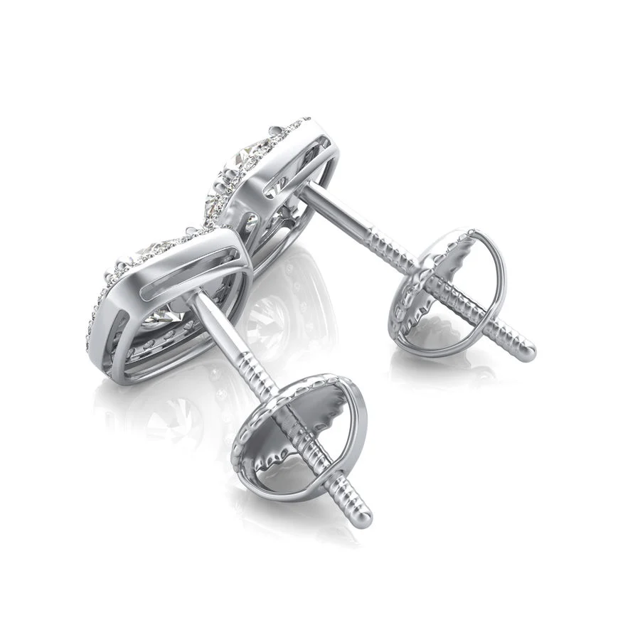 Halo Stud Earrings - Image 2