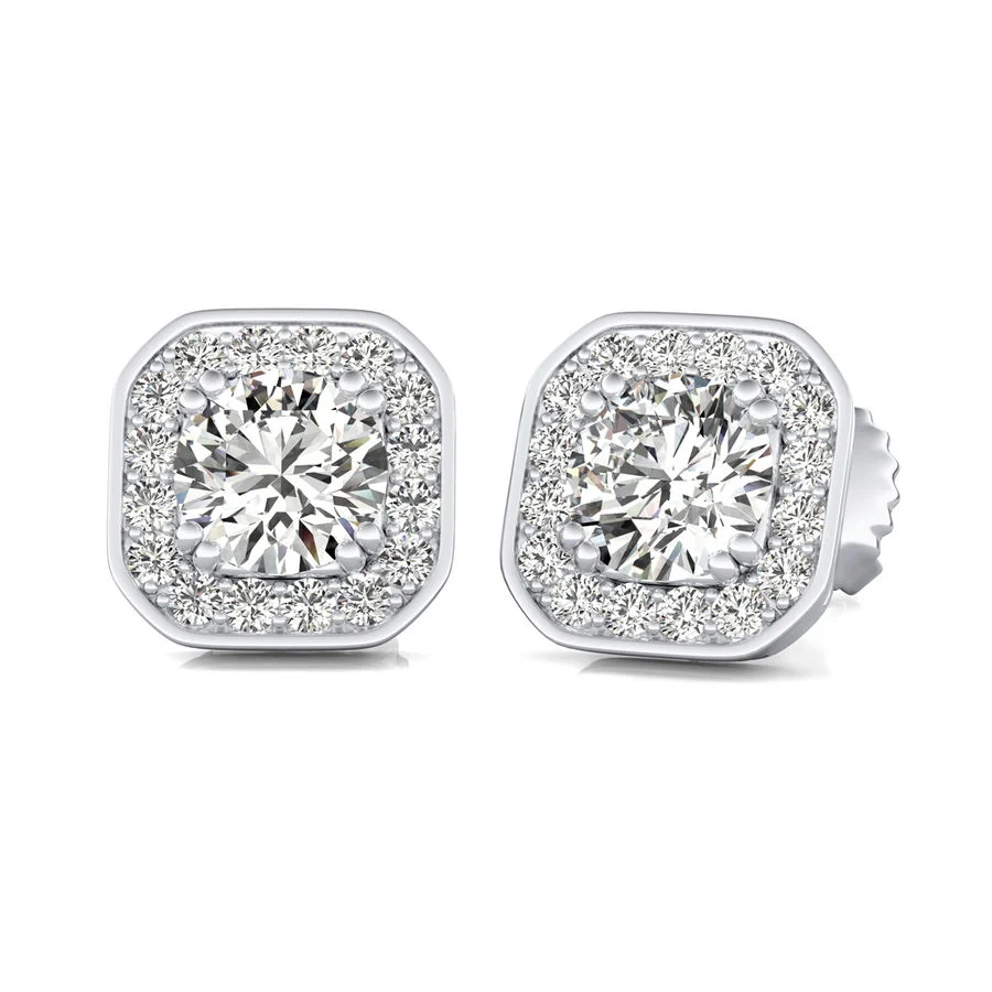 Halo Stud Earrings