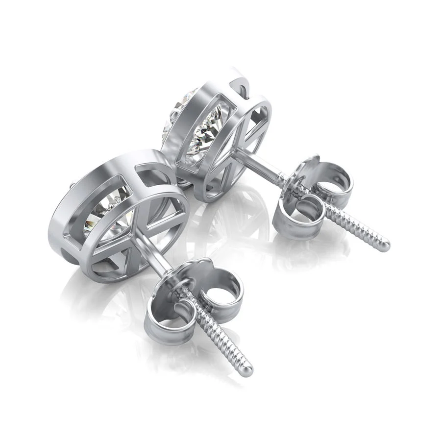 Halo Stud Earrings - Image 2