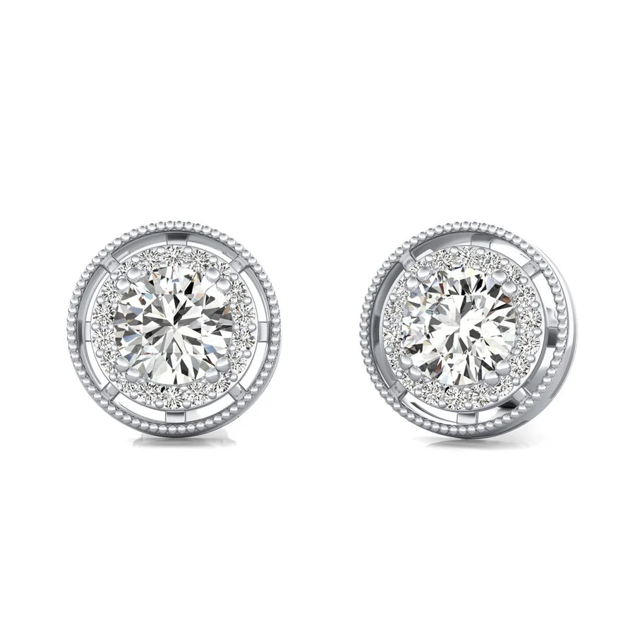 Halo Stud Earrings