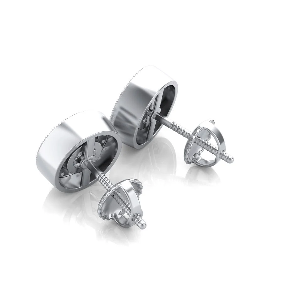 Halo Stud Earrings - Image 2