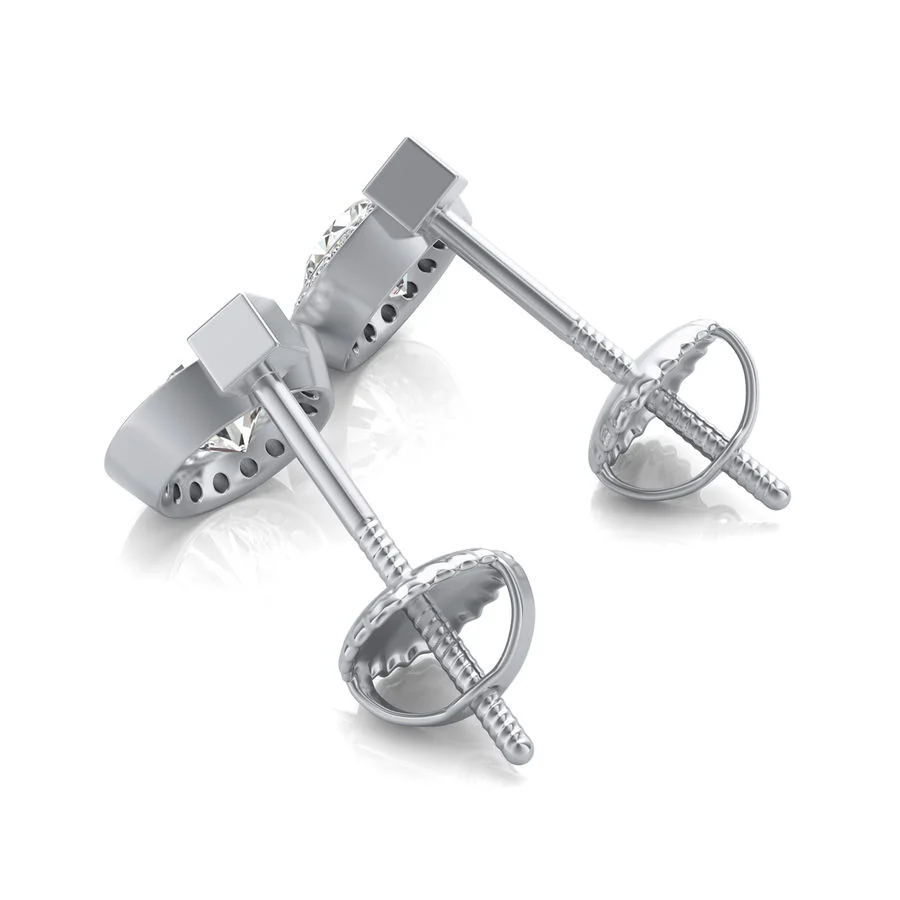 Halo Stud Earrings - Image 2