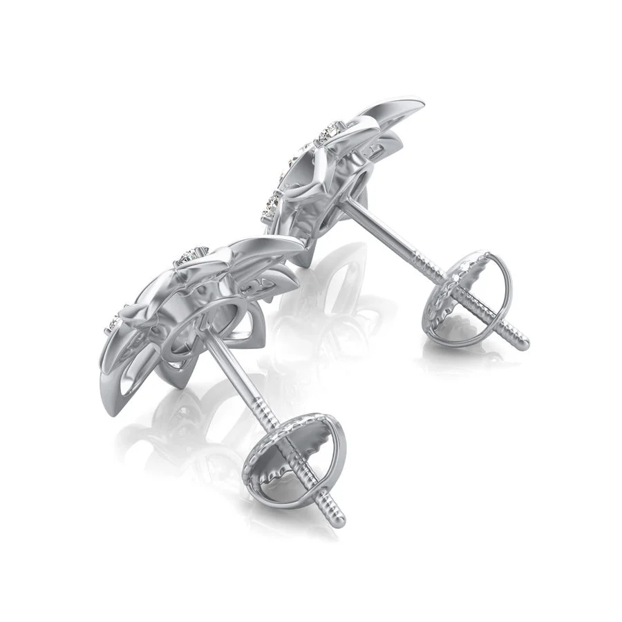 Halo Stud Earrings - Image 2