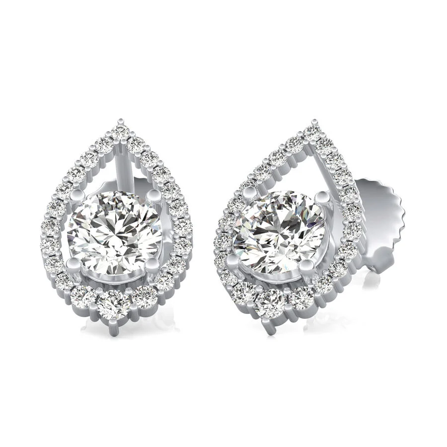 Halo Stud Earrings