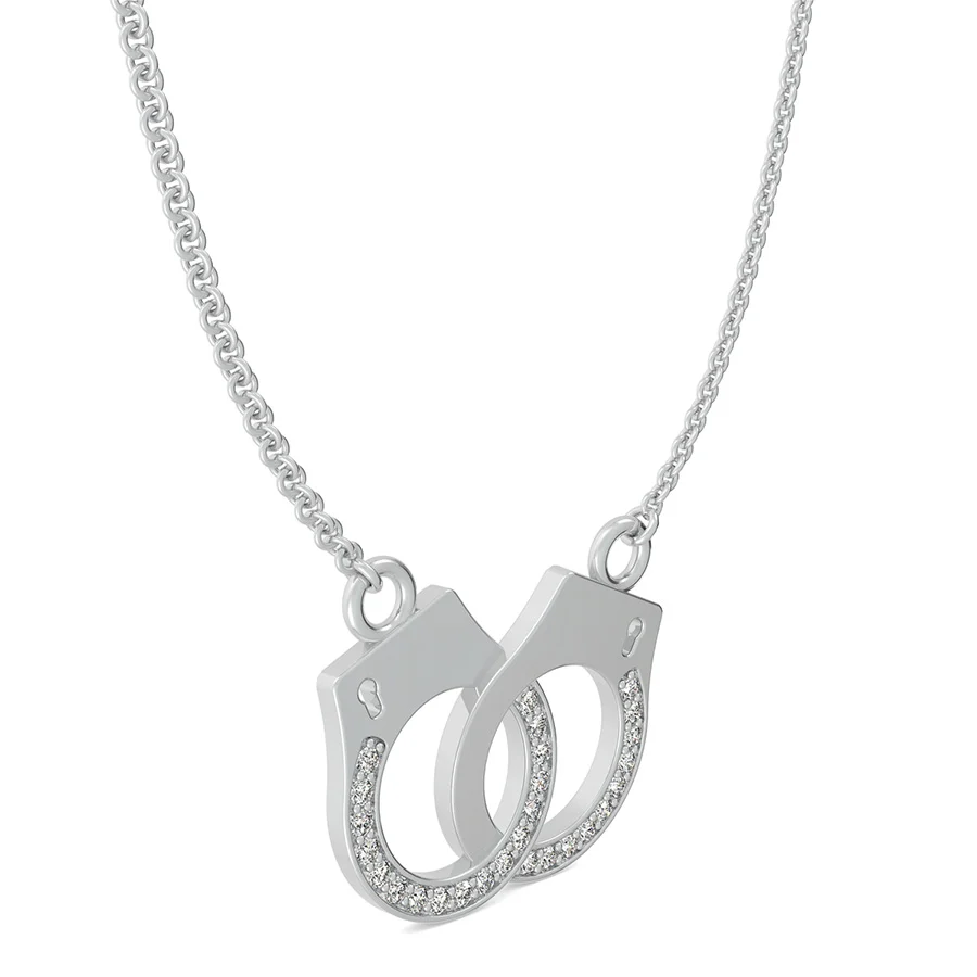 Handcuffs Charm Pendant - Image 2