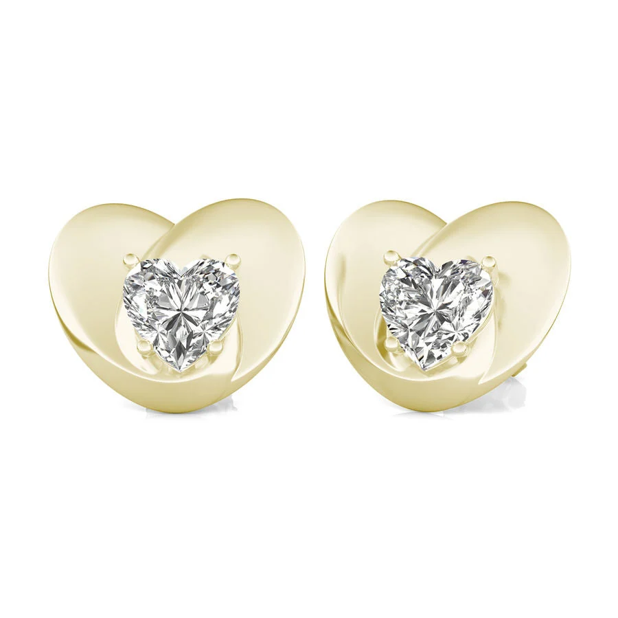 Heart Stud Earrings - Custom Builder - SKU 277200