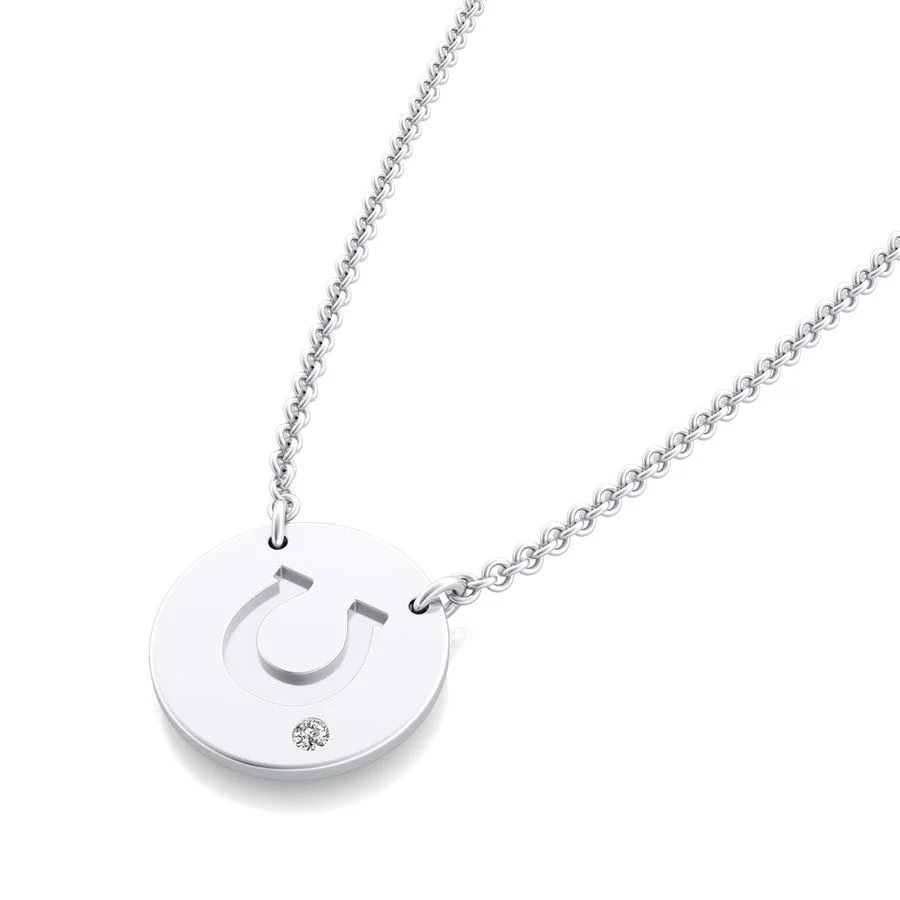 Horseshoe Coin Pendant