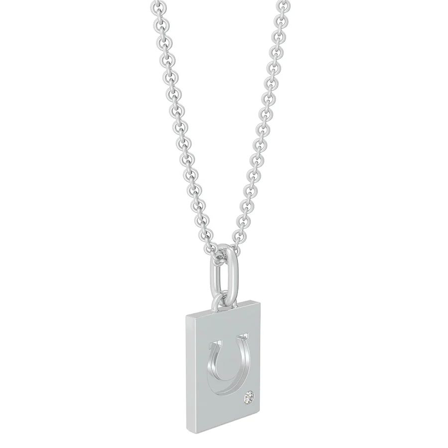 Horseshoe Rectangular Pendant - Image 2