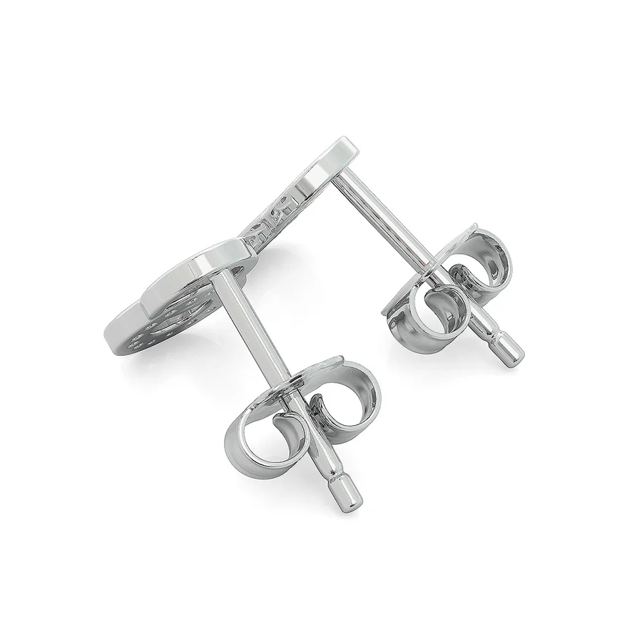 Interlocking Circle Earrings - Image 2