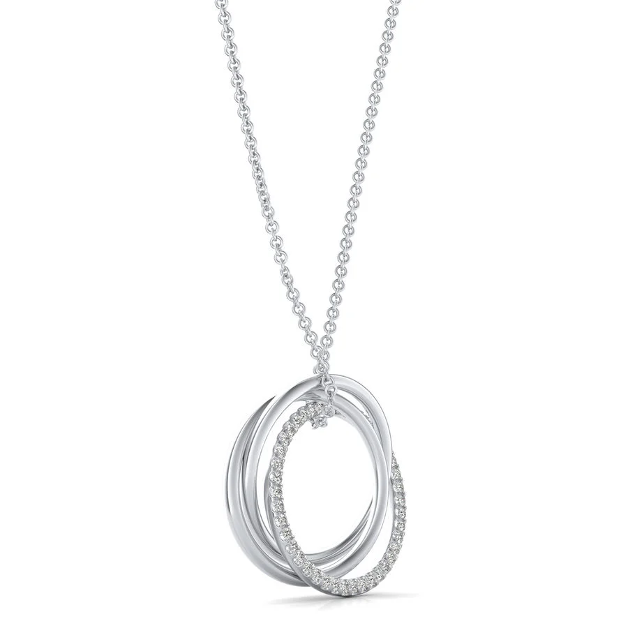 Interlocking Circles Pendant - Image 2