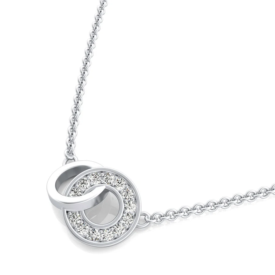 Interlocking Circles Pendant - Custom Builder - SKU 184200