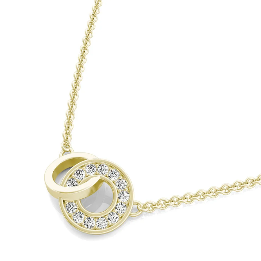 Interlocking Circles Pendant - Custom Builder - SKU 184200
