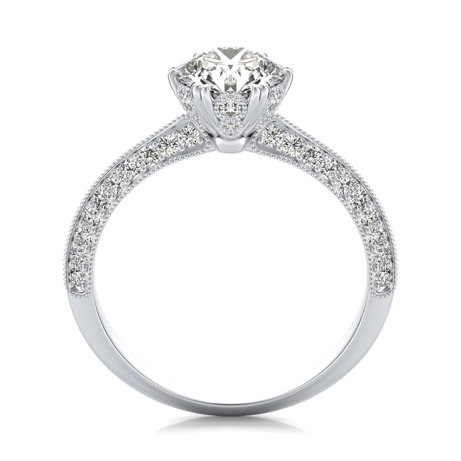 Knife Edge Engagement Ring - Image 2
