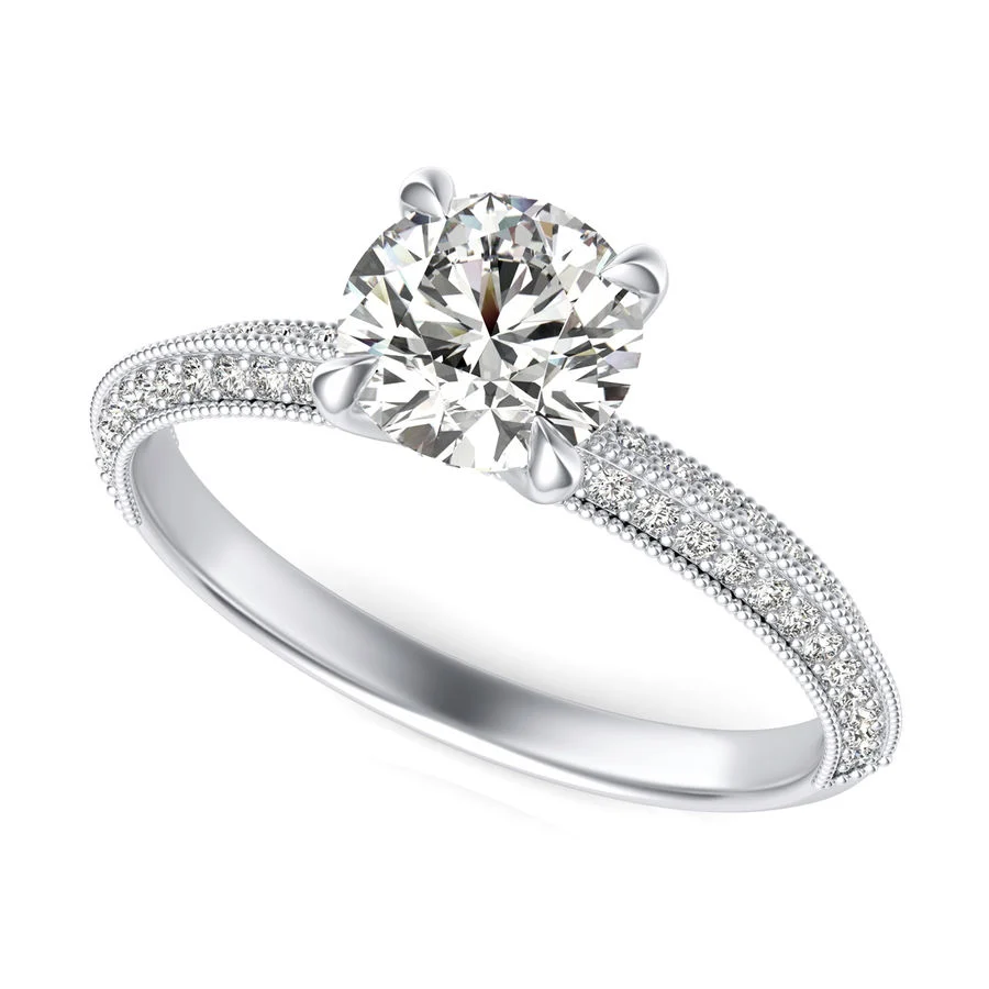 Knife Edge Engagement Ring