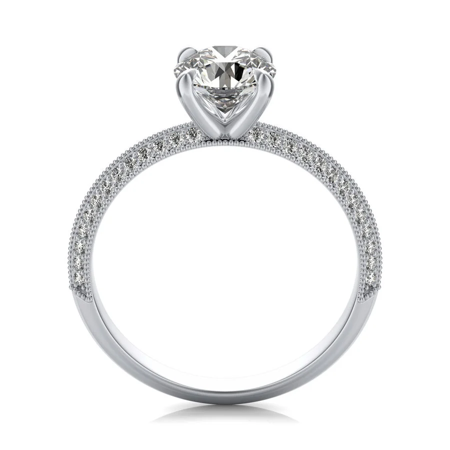 Knife Edge Engagement Ring - Image 2
