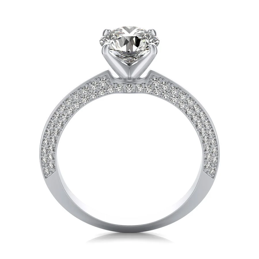 Knife Edge Engagement Ring - Image 2