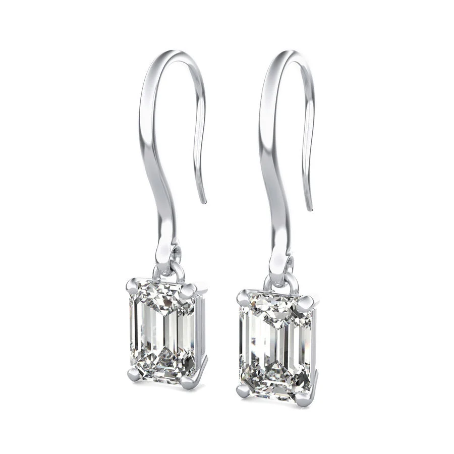 Leverback Solitaire Earrings - Custom Builder - SKU 221100