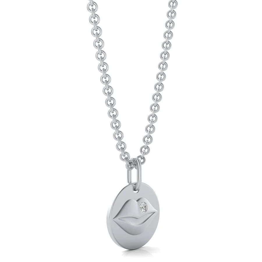 Lips Coin Pendant - Image 2
