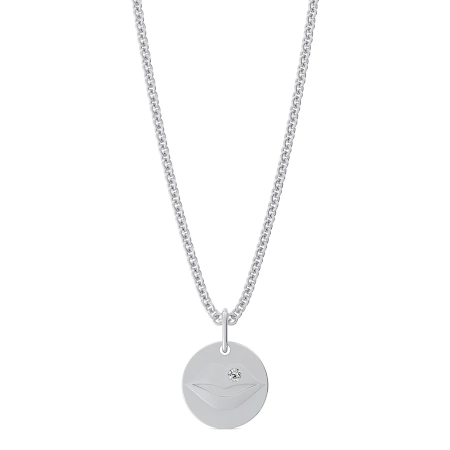 Lips Coin Pendant