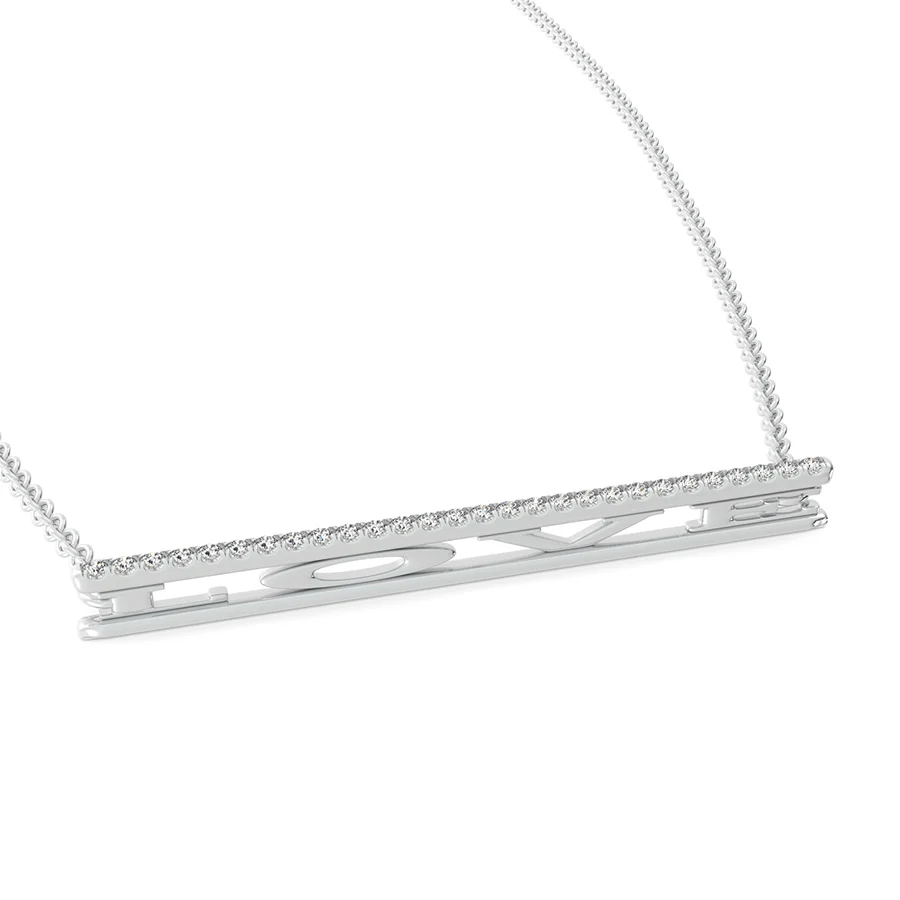 "LOVE" Bar Pendant