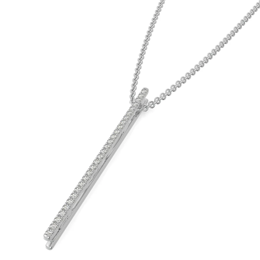 "LOVE"  Drop Bar Pendant - Image 2