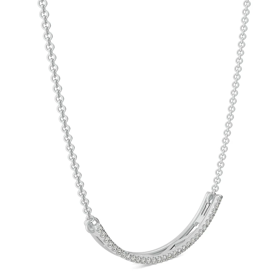 "LOVE" Rounded Bar Pendant - Image 2
