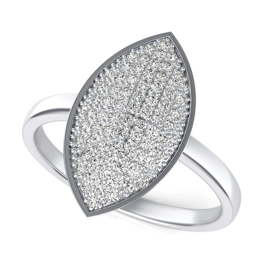 Marquise Shape Cocktail Ring
