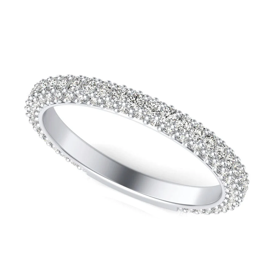Micro Pave Band - Custom Builder - SKU 349710