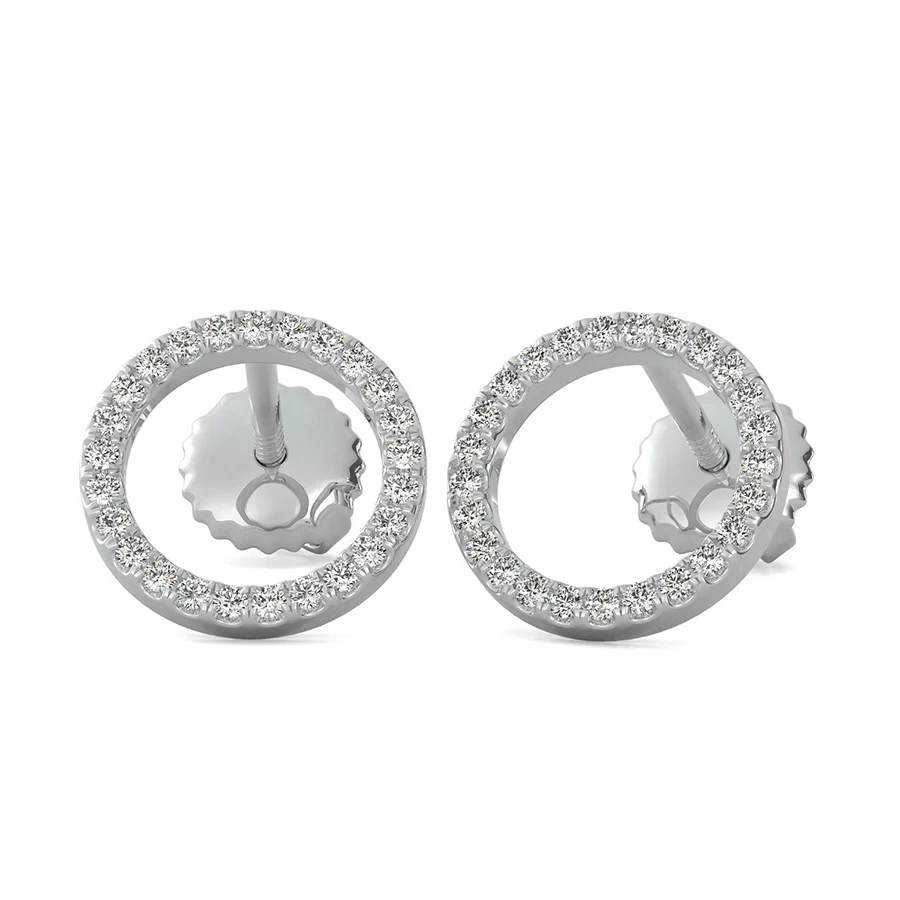 Open Circle 3/4 Inch Earrings