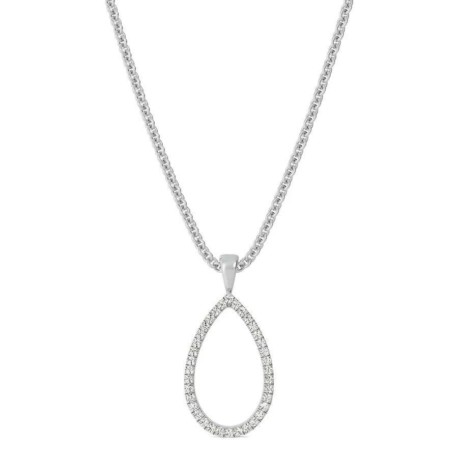 Open Pear Shaped Pendant