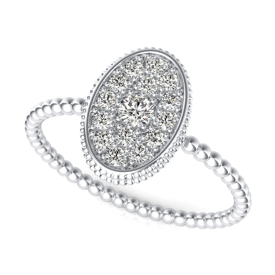 Oval Cocktail Ring