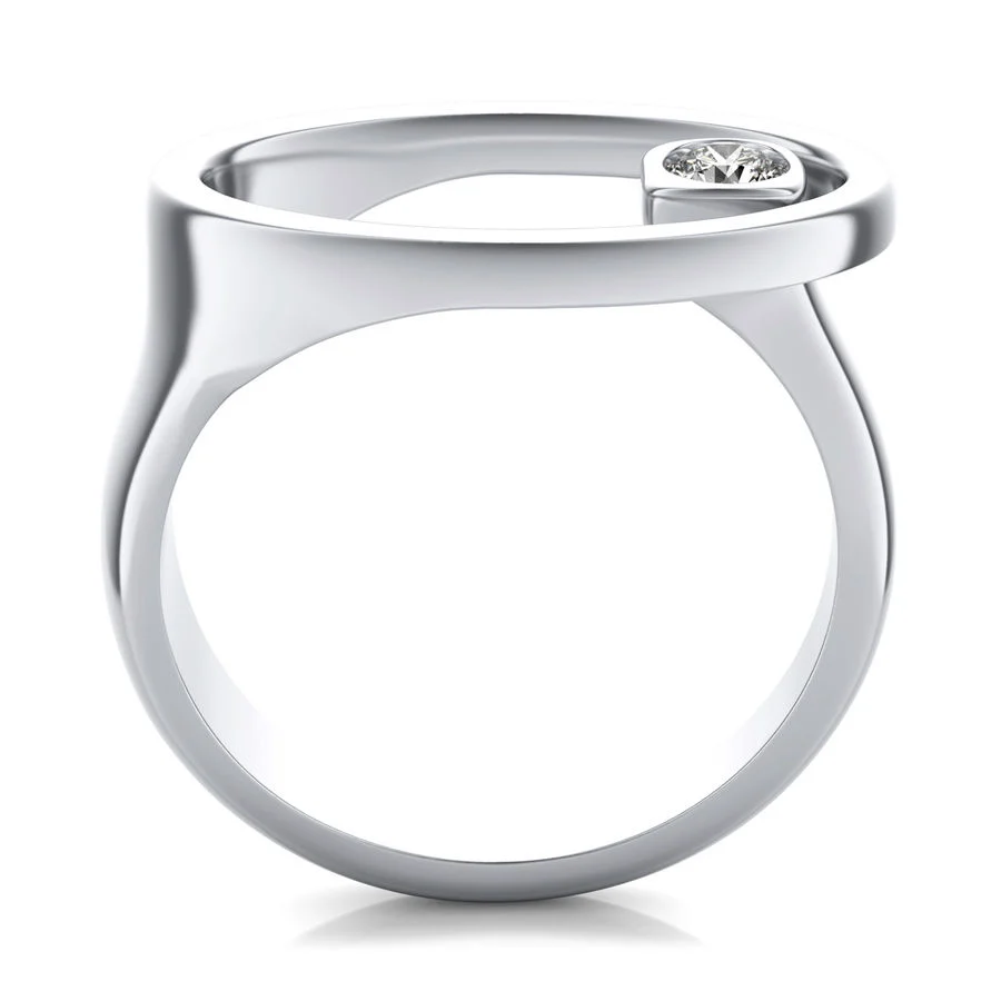 Oval Wrap Around Fashion Ring - Image 2