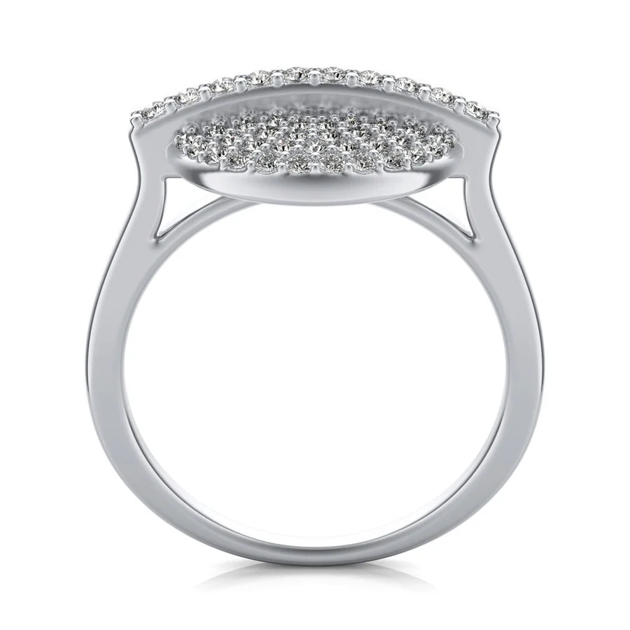 Pave Disc Ring - Image 2