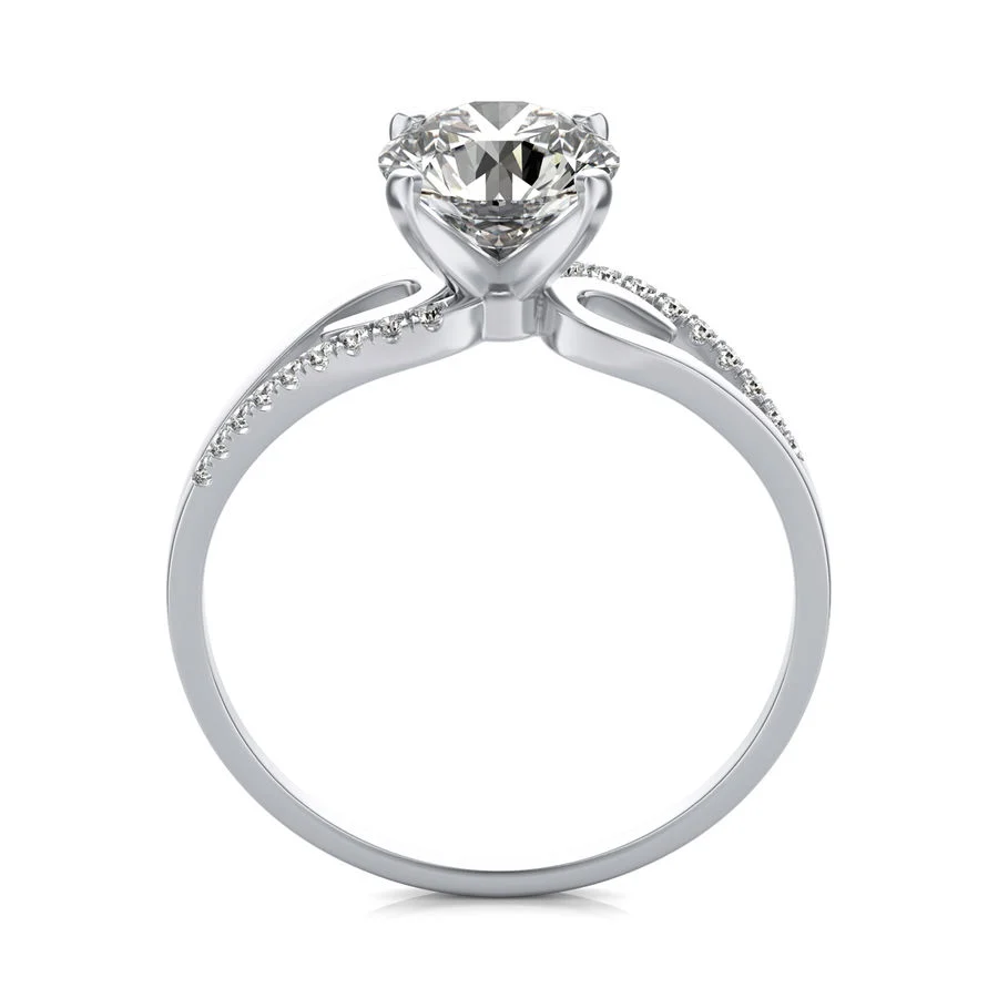 Scroll Engagement Ring - Image 2