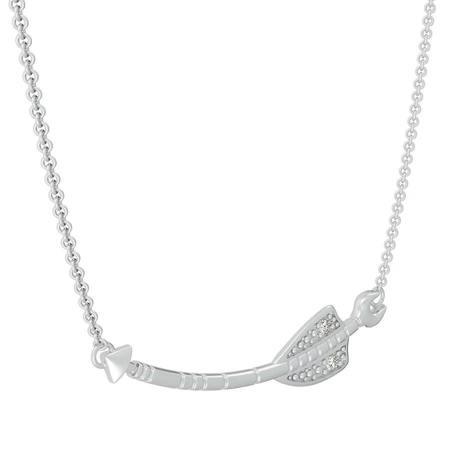 Sideway Arrow Pendant - Image 2