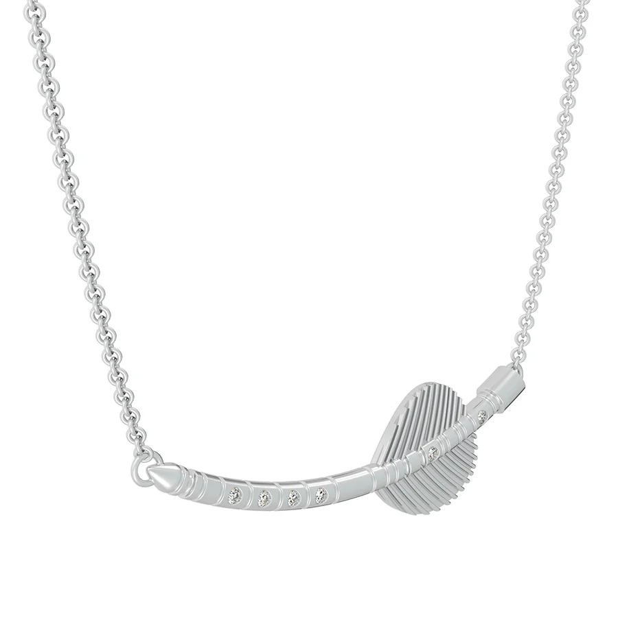 Sideways Arrow Pendant - Image 2