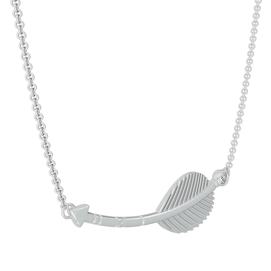 Sideways Arrow Pendant - Image 2