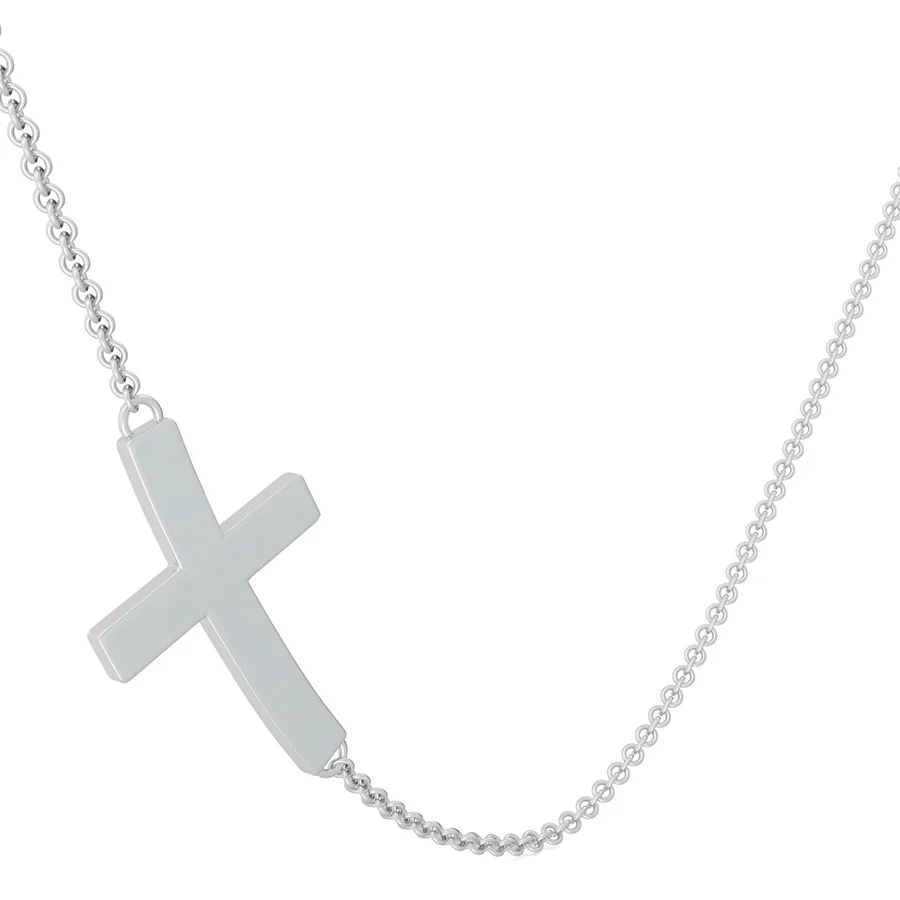 Sideways Cross Pendant - Image 2