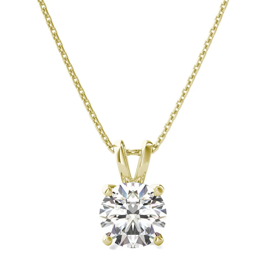 Solid Basket Solitaire Pendant - Custom Builder - SKU 402175