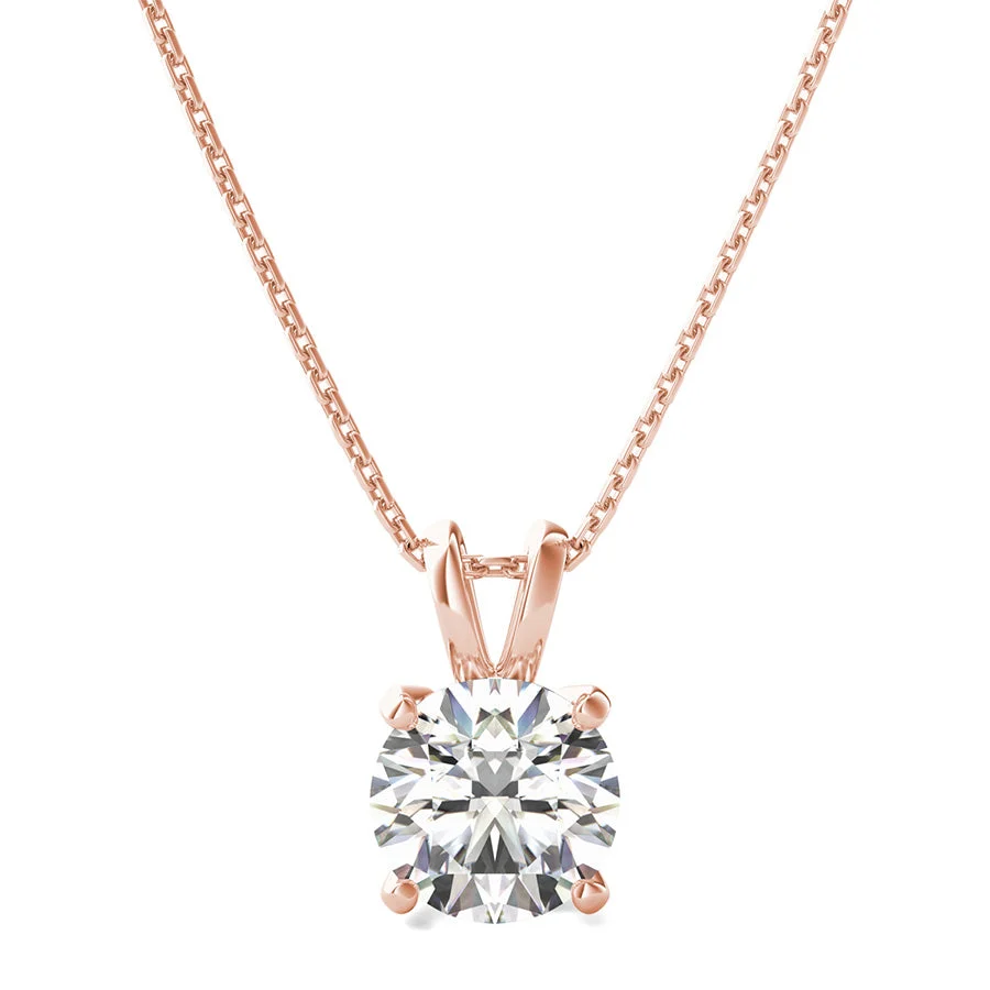 Solid Basket Solitaire Pendant - Custom Builder - SKU 402175